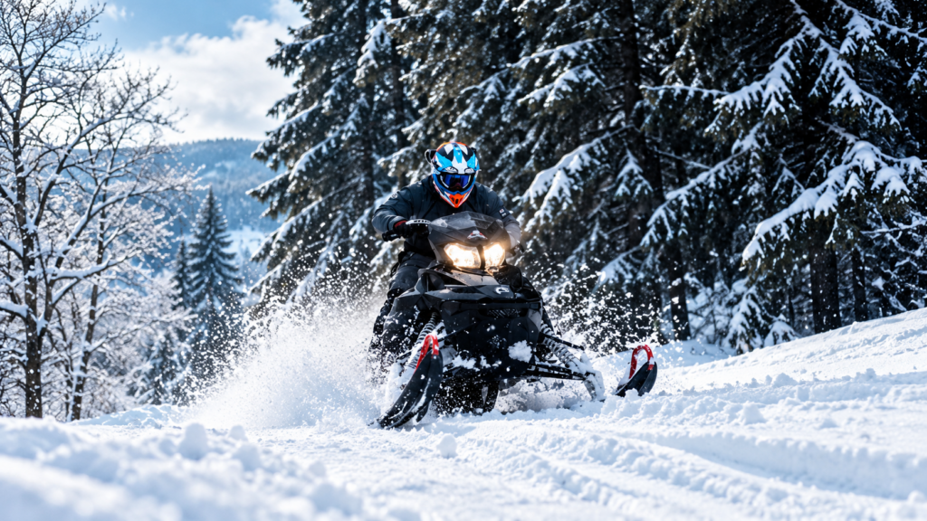 snowmobile zakopane - fast riding